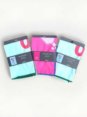 Gertex Pickleball Towel SET OF 3 Microfiber NEW in Package